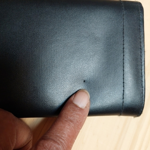 Vintage* Jordache Black Wallet Clutch - Picture 3 of 16